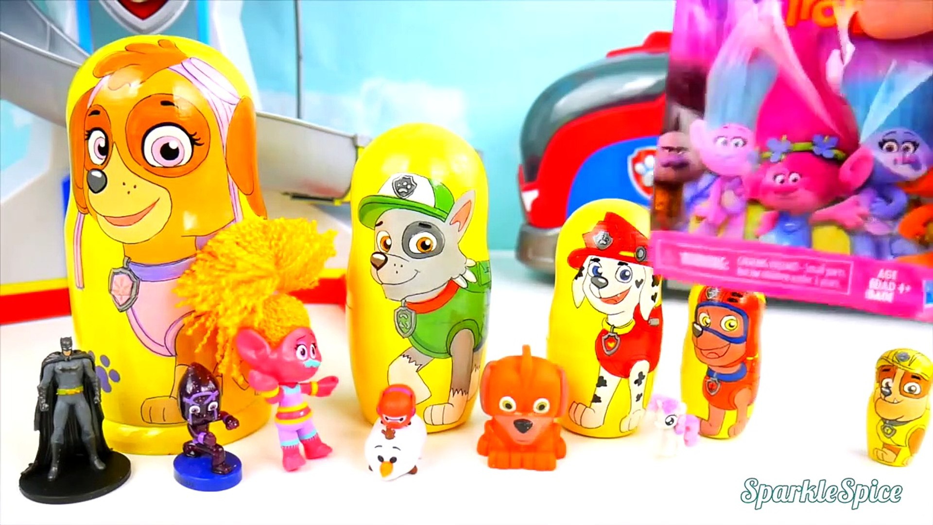 paw patrol nesting dolls