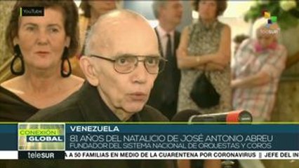 Se cumplen 81 años del natalicio del maestro José Antonio Abreu
