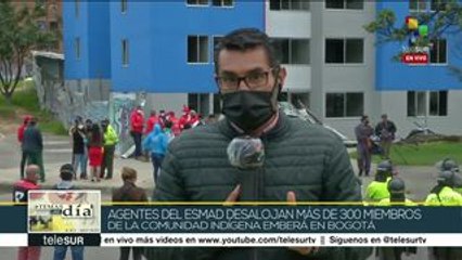 Indígenas colombianos son desalojados en medio de la pandemia