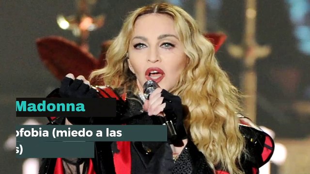 Las 10 fobias más raras de algunos famosos