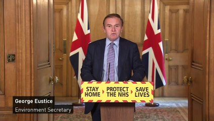 George Eustice gives VE Day tribute at Downing Street