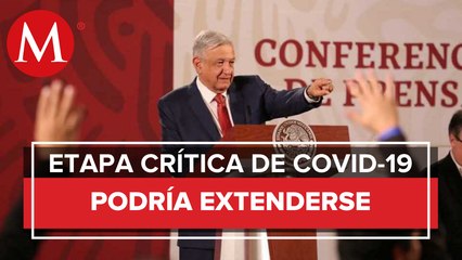 En CdMx, expertos prevén que pico máximo de covid-19 dure hasta el 20 de mayo: AMLO