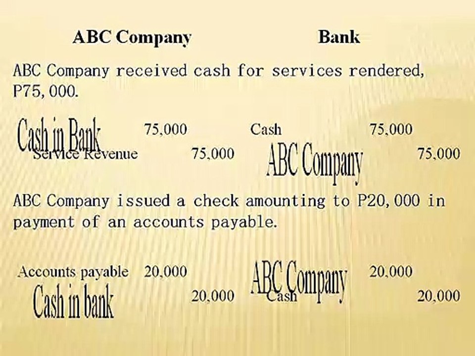 Bank Reconciliation - Part 1