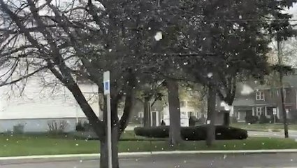 A snowy spring storm for New York residents