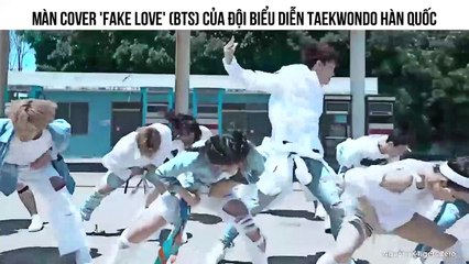 Màn Cover 'Fake Love' (BTS) Của Đội Biểu Diễn Taekwondo Hàn Quốc
