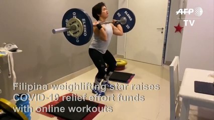 Olympian's online workouts feed Philippines families