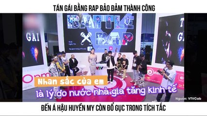 Tán gái bằng rap bảo đảm thành công Đến Á Hậu Huyền My còn đổ gục trong tích tắc