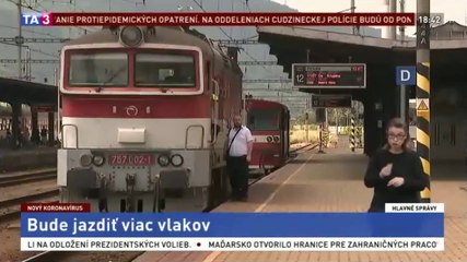 Od 10.5. bude jazdiť viac vlakov (Spravodajskatelka)