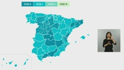 El mapa de la desescalada en España a partir de este lunes