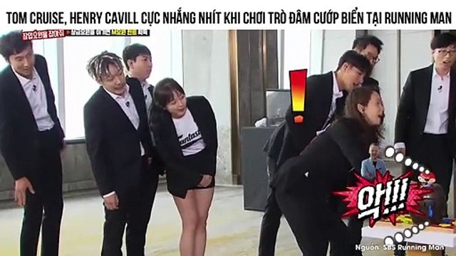 Tom Cruise, Henry Cavill cực nhắng nhít khi chơi trò đâm cướp biển tại Running Man