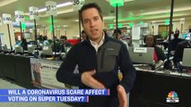 Will A Coronavirus Scare Affect Voting On Super Tuesday? | NBC News NOW