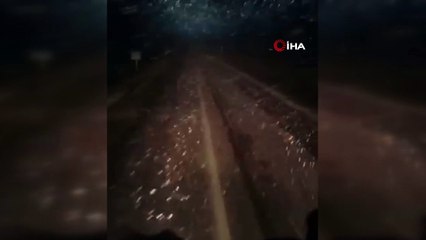 Tokat’ta mayıs ayında kar yağdı