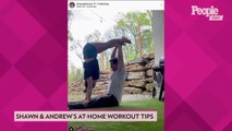 Shawn Johnson East and Andrew East Share Their 'Creative' Tips For Working Out at Home