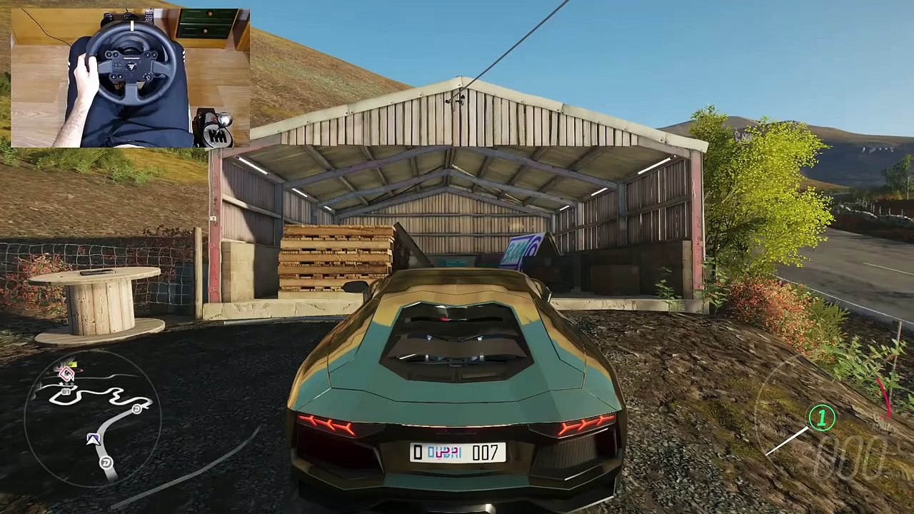 Forza Horizon 4 - LAMBORGHINI AVENTADOR - OFF-ROAD with THRUSTMASTER TX + TH8A -