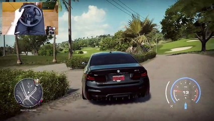 NFS HEAT - BMW M5 F90 - Test Drive with THRUSTMASTER TX + TH8A -