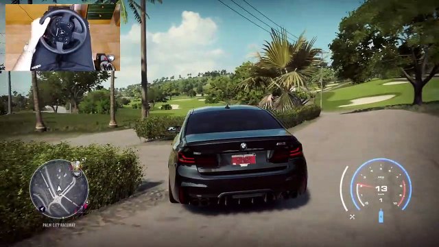 NFS HEAT - BMW M5 F90 - Test Drive with THRUSTMASTER TX + TH8A -