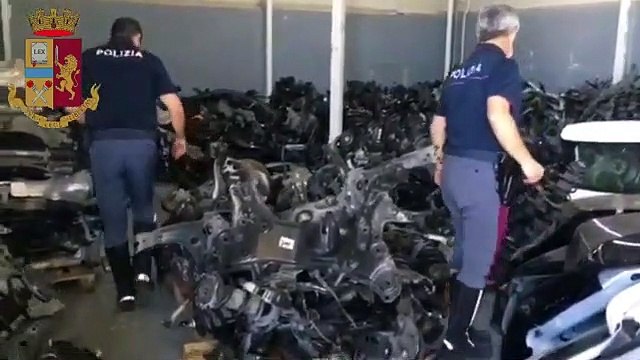 Cerignola (FG) - Scoperte 4 centrali di riciclaggio, valore pezzi 7 milioni di euro (08.05.20)