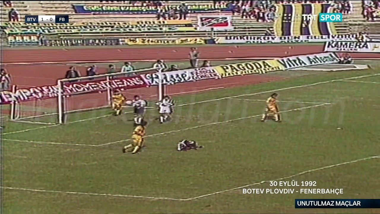 [HD] 30.09.1992 - 1992-1993 UEFA Cup 1st Round 2nd Leg PFC Botev Plovdiv 2-2 Fenerbahçe + Post-Match Comments
