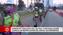 Primera Edición: Operativo policial en la avenida Javier Prado