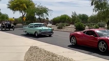 Car Enthusiasts Social Distance In Style With Fun-Filled Parade