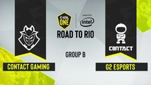 CSGO - G2 Esports vs. c0ntact gaming [Mirage] Map 1 - ESL One Road to Rio - Group B - EU