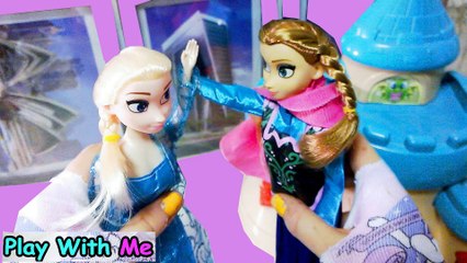 Frozen Elsa & Anna Dance at the Castle Practise Play Doh