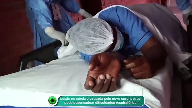 Lesão no cérebro causada pelo novo coronavírus pode desencadear dificuldades respiratórias