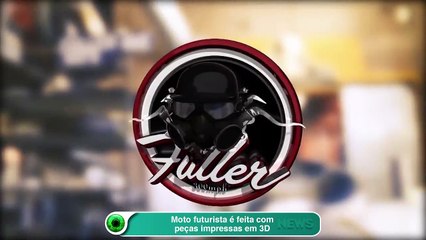 Moto futurista é feita com peças impressas em 3D