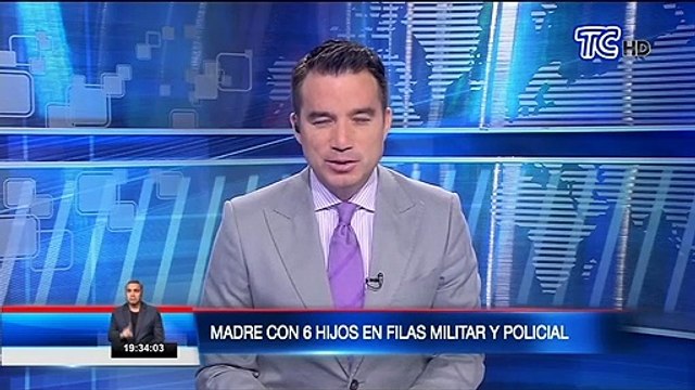 La historia de una madre ecuatoriana que tiene seis hijos: cinco militares y un policía