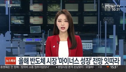 올해 반도체 시장 '마이너스 성장' 전망 잇따라