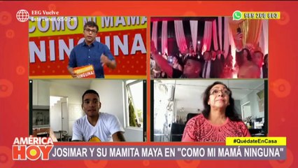 Josimar dedicó emotivas palabras a su madre