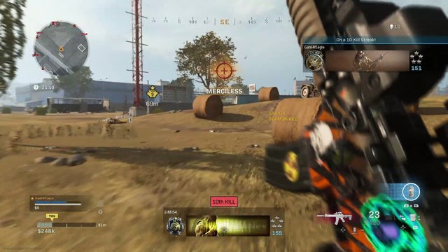 crazy multi kill in call of duty warzone
