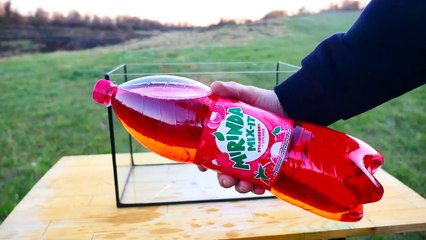 Blue Mirinda, Fanta, Mirinda, Sprite and Mentos