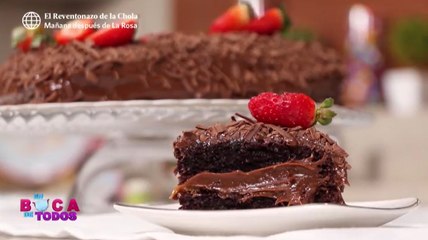 Prepara una deliciosa torta de chocolate