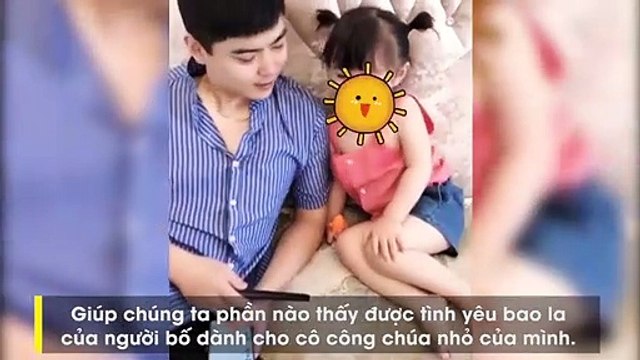 Những khoảnh khắc của con gái quấn bố đến mẹ cũng phải “ganh tỵ”