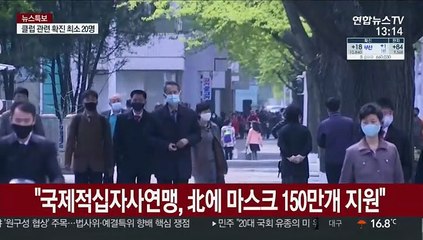 "국제적십자사연맹, 北에 마스크 150만개 지원"