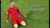 Cristiano ronaldo top 10 goals || best goals in football history || unimaginable goals.