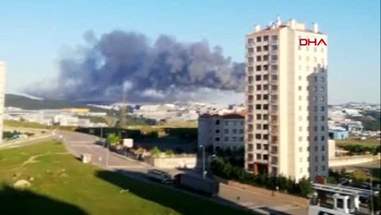 Kocaeli'de fabrika yangını, duman gökk yüzünü kapladı-2