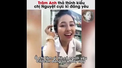 Hot girl Trâm Anh thả thính