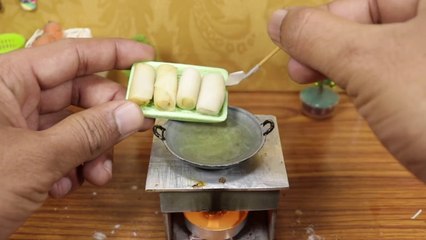 Miniature Chicken Spring Rolls I Mini real cooking with MDC