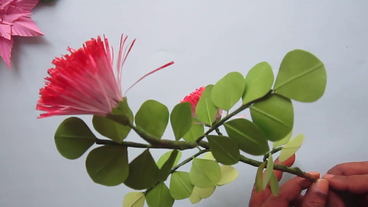 Paper flower making - papercraft