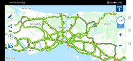 İstanbul'da trafikteki yoğunluk yüzde 1 seviyelerine geriledi