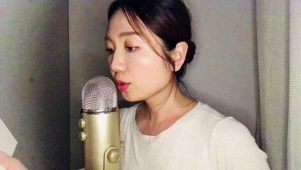 ASMR roudoku 「がちょうのたんじょうび」Whispering a famous Japanese story