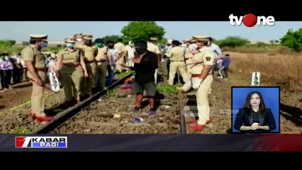 Tertidur di Rel Pekerja Migran di India Tewas Terlindas