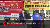 Kreatif!!! Kampanyekan Protokol Kesehatan, Badut Corona Bagi-Bagi Masker