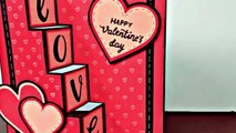 diy valentines day cards _handmade greeting cards _ trifold card tutorial