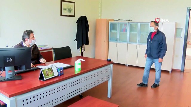 Meslek lisesinde sosyal mesafe cihazı geliştirdi