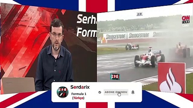 Timo Glock'ta Spin Atıyor İngiltere 2008 CnnTürk