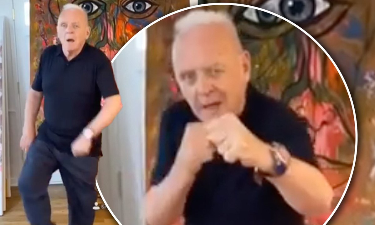 Anthony Hopkins dances to Drake et wants to fight Sylvester Stallone ! Toosie Slide Challenge