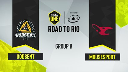 CSGO - GODSENT vs. mousesports [Train] Map 2 - ESL One Road to Rio - Group B - EU